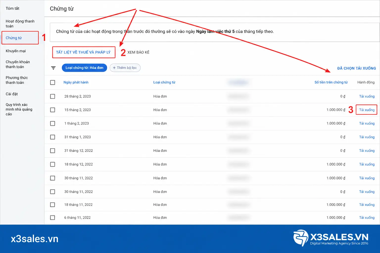 Hướng dẫn nhanh về cách lấy hoá đơn Google Ads
