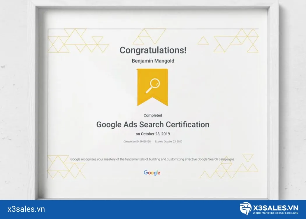 Chứng chỉ Google Ads bao gồm những loại nào