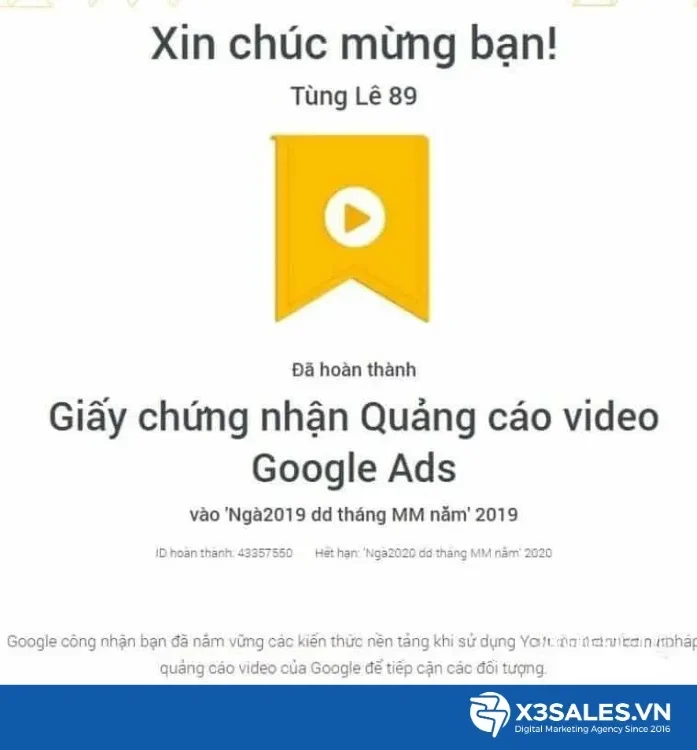Chứng chỉ Google Ads bao gồm những loại nào