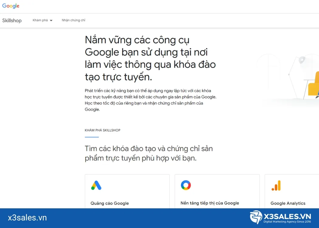Chứng chỉ Google Ads bao gồm những loại nào