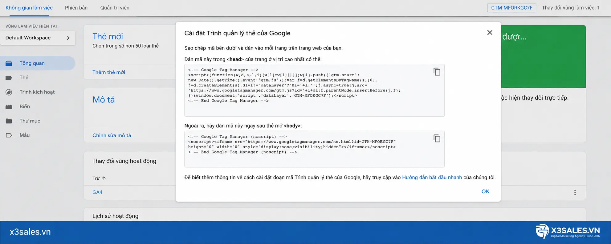 Cách cài đặt Google Tag Manager WordPress