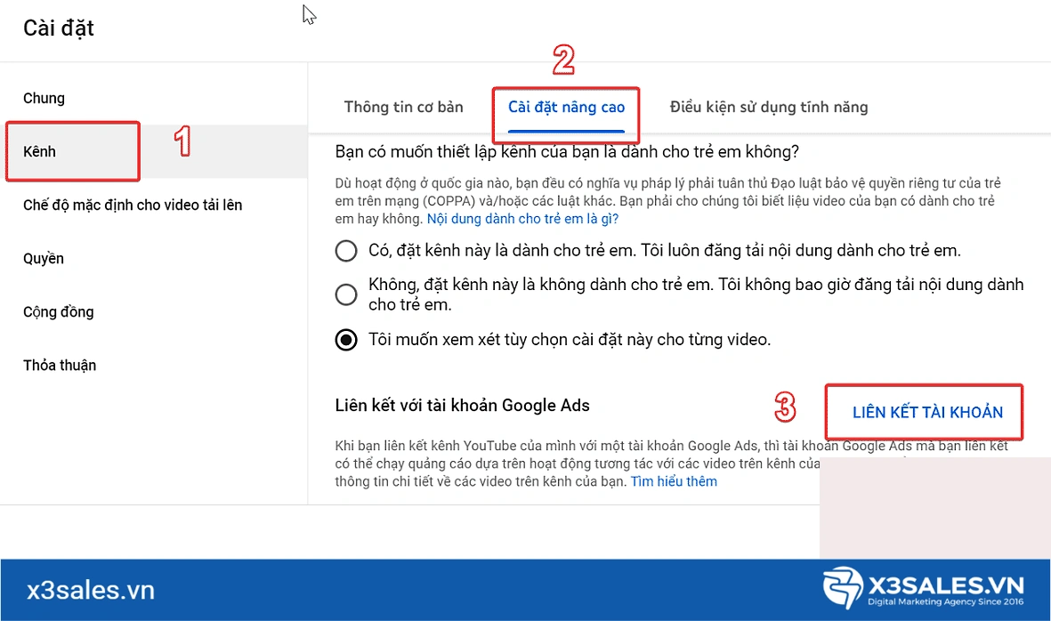 Lợi ích của việc liên kết kênh YouTube với tài khoản Google Ads
