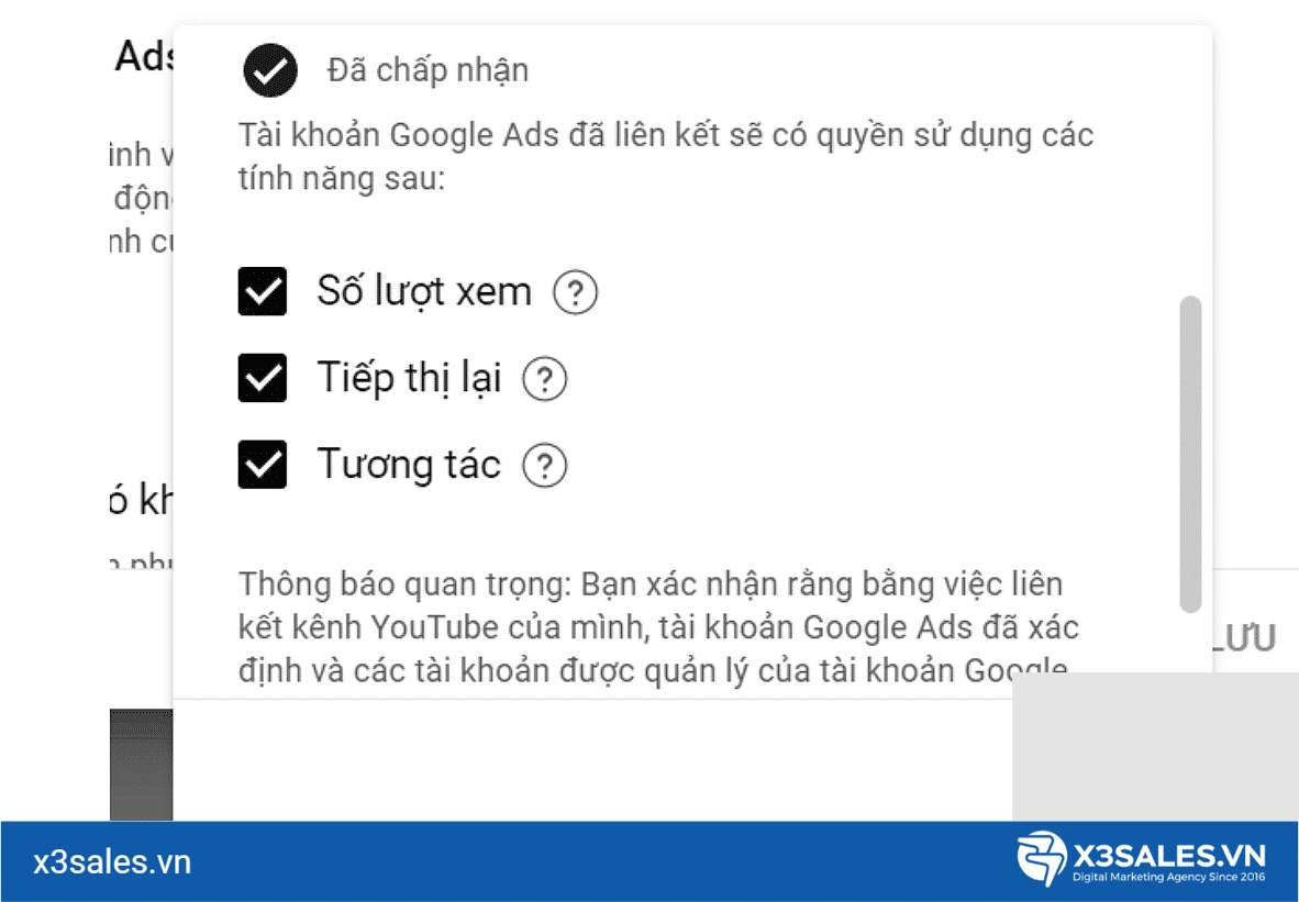 Lợi ích của việc liên kết kênh YouTube với tài khoản Google Ads