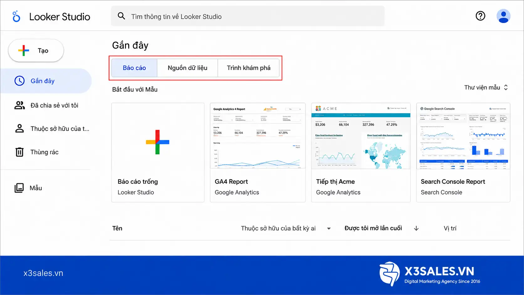 Cách sử dụng Google Data Studio (Looker Studio) để tạo báo cáo đầy đủ