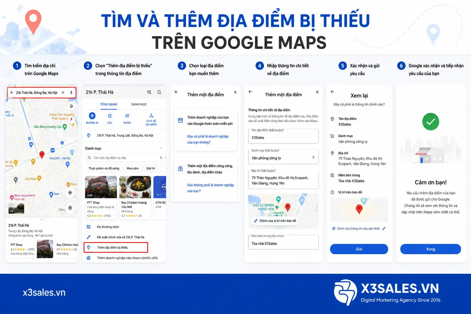 Hướng Dẫn Cách Tạo Địa Điểm Trên Google Maps Chuẩn SEO Mới Nhất