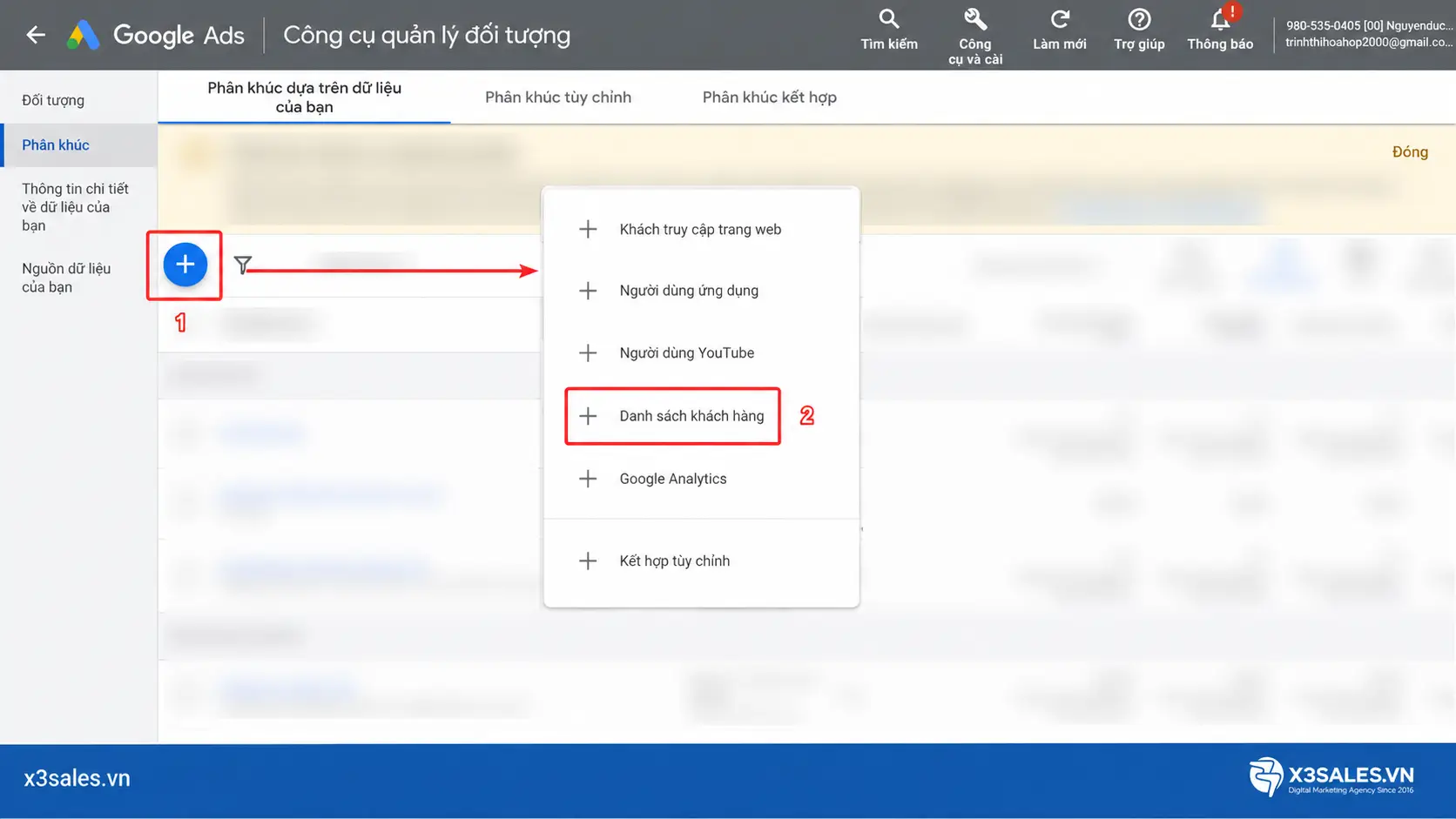 Tính Năng So Khớp Khách Hàng Google Ads (Customer Match) Từ A-Z
