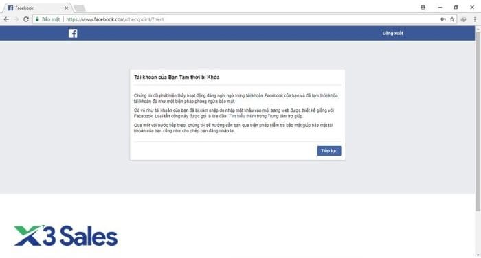 Tại sao tài khoản Facebook bị khoá?