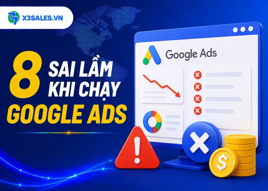 Sai lầm khi chạy Google Ads khiến bạn "đốt tiền" vô ích