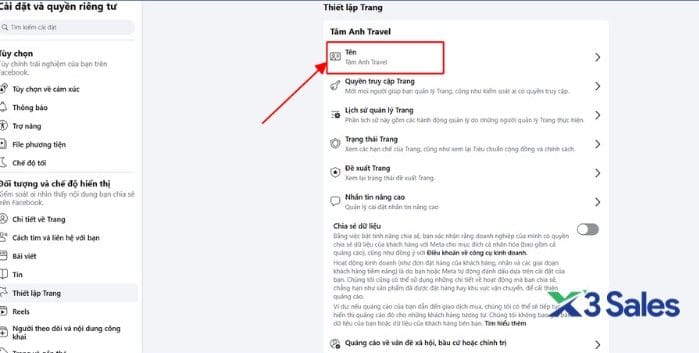 Cách đổi tên Fanpage Facebook và những điều cần lưu ý