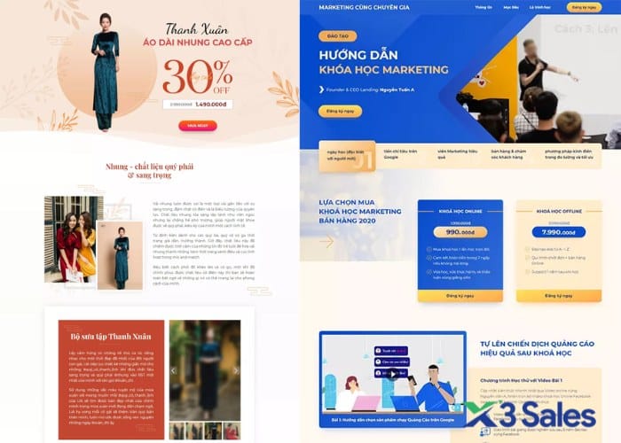 Landing Page khác gì Website