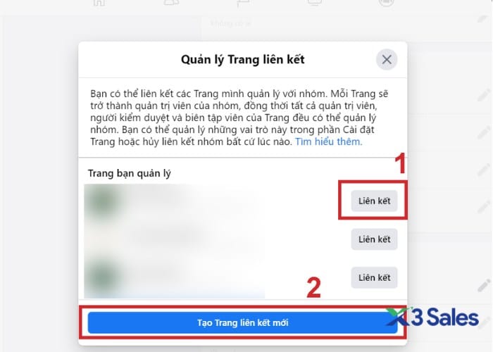 Hướng dẫn chi tiết liên kết nhóm với Fanpage Facebook