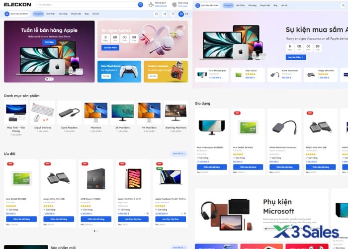 Tổng hợp các mẫu Landing Page theo từng ngành nghề