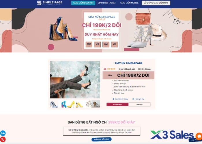Tổng hợp các mẫu Landing Page theo từng ngành nghề