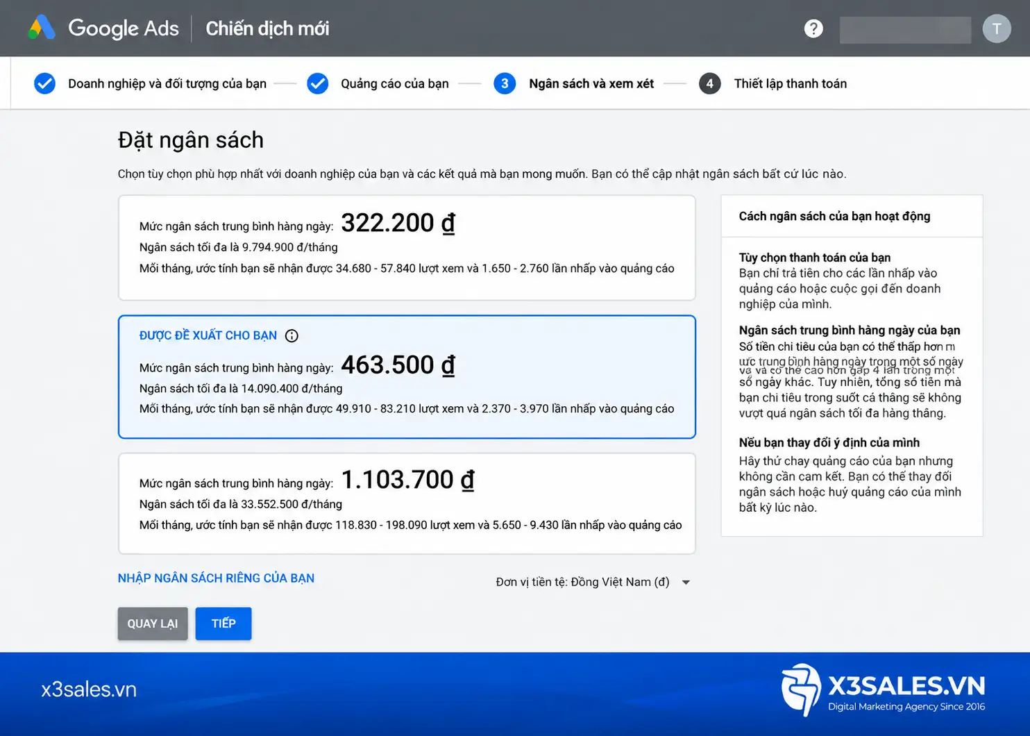 Ngân sách chạy Google Ads là gì? Hiểu đúng để không lãng phí