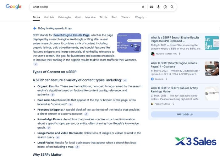 SERP là gì? Tất tần tật về trang kết quả tìm kiếm Google