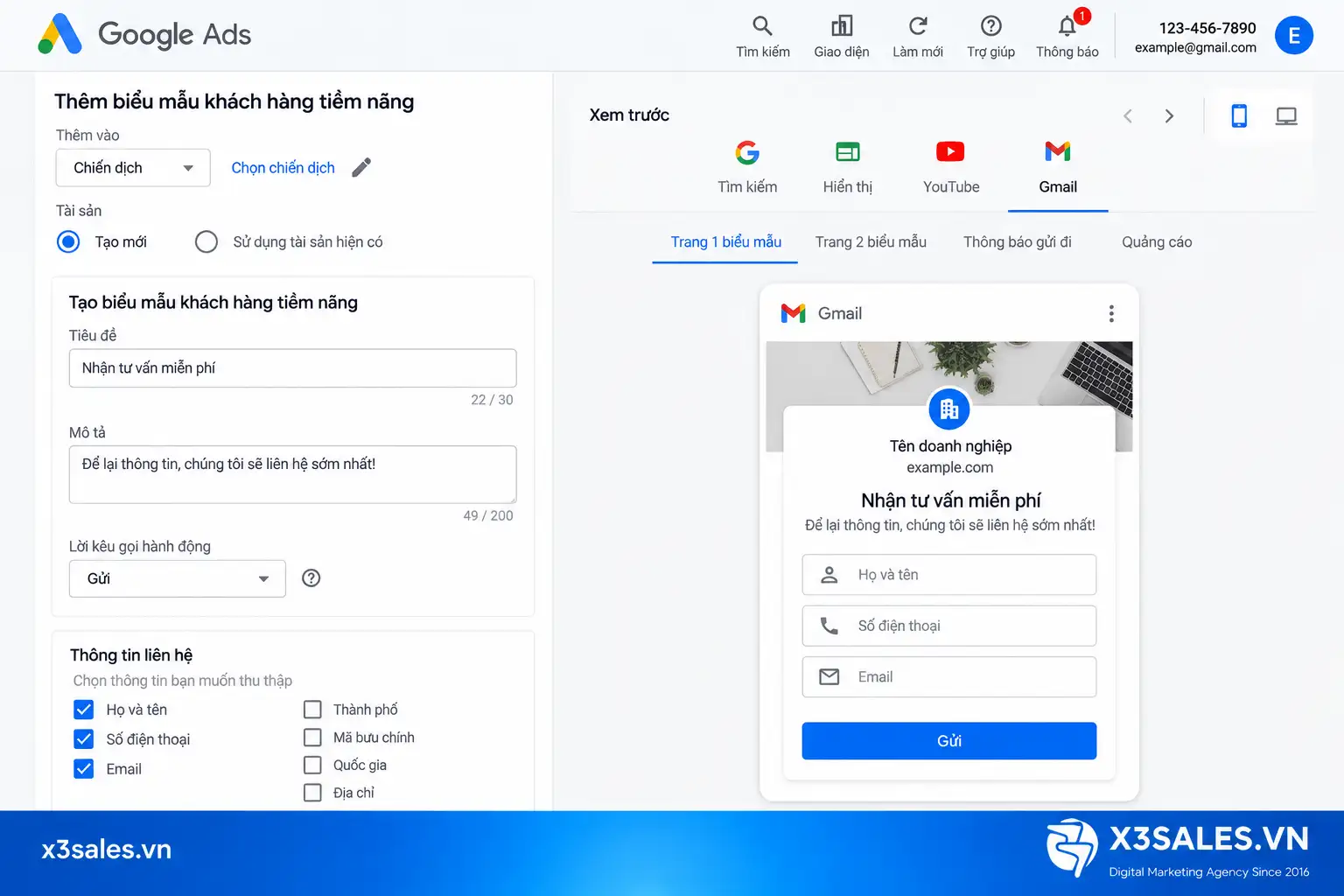 Google Lead Form Extension là gì? Hướng dẫn thiết lập chi tiết