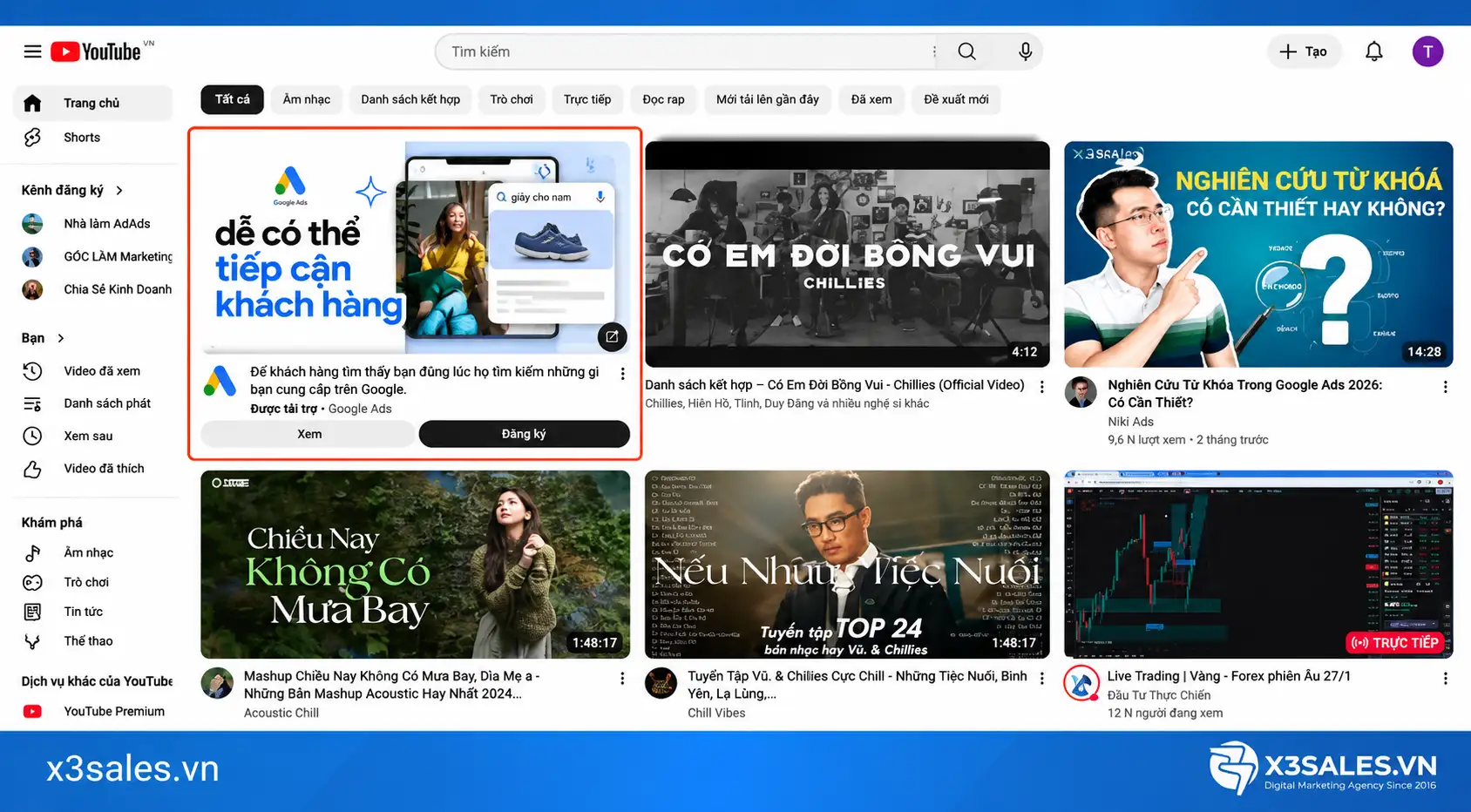 Xu Hướng Google Ads