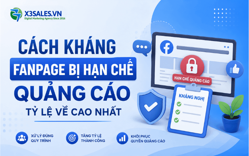 Nguyên nhân khiến Fanpage bị hạn chế quảng cáo