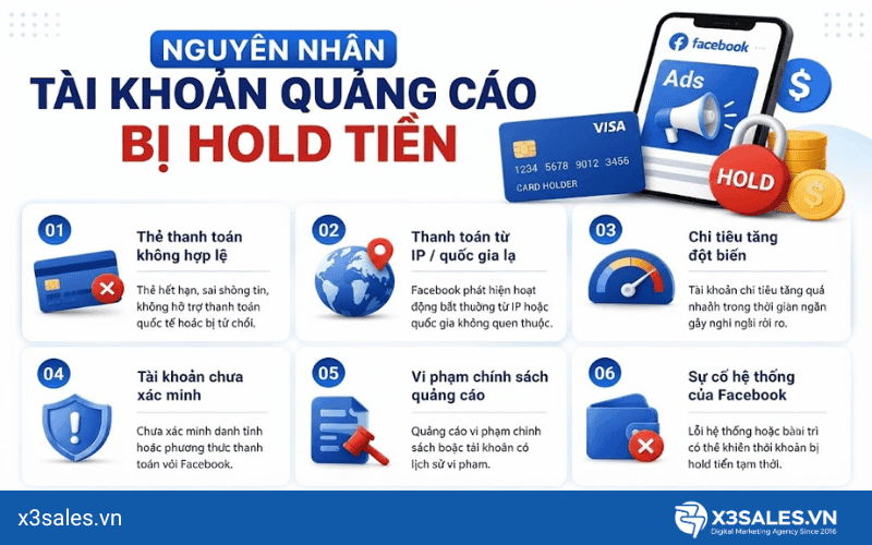 Tài Khoản Quảng Cáo Bị Hold Tiền: Nguyên Nhân Và Cách Xử Lý Hiệu Quả