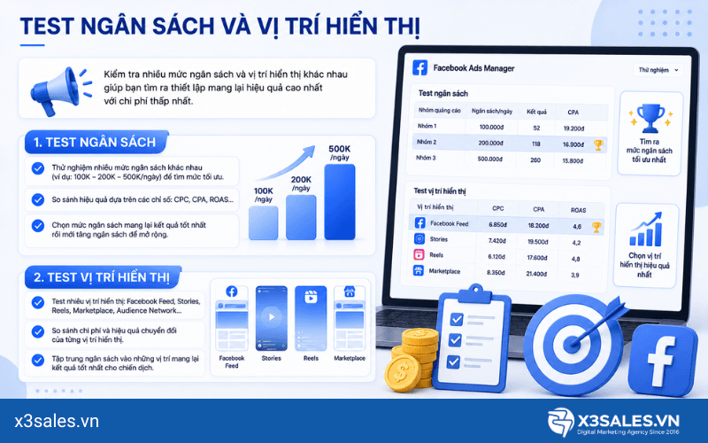 Quy Trình Test Quảng Cáo Facebook Chuẩn Để Không Bị "Đốt Tiền"