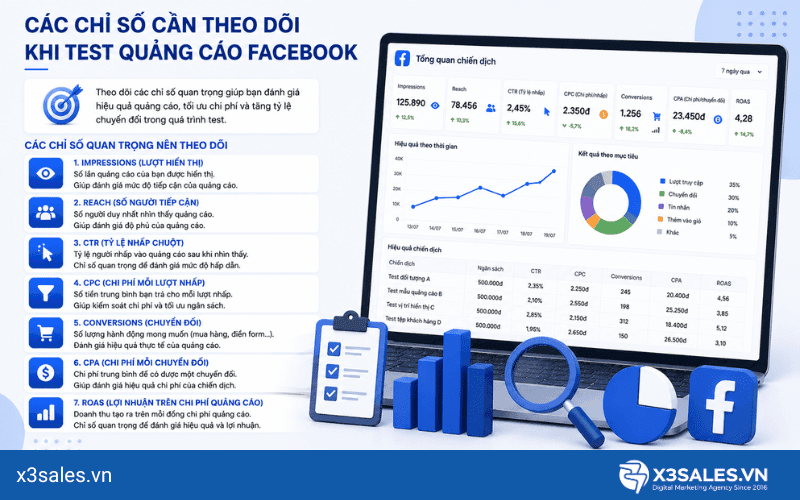 Quy Trình Test Quảng Cáo Facebook Chuẩn Để Không Bị "Đốt Tiền"