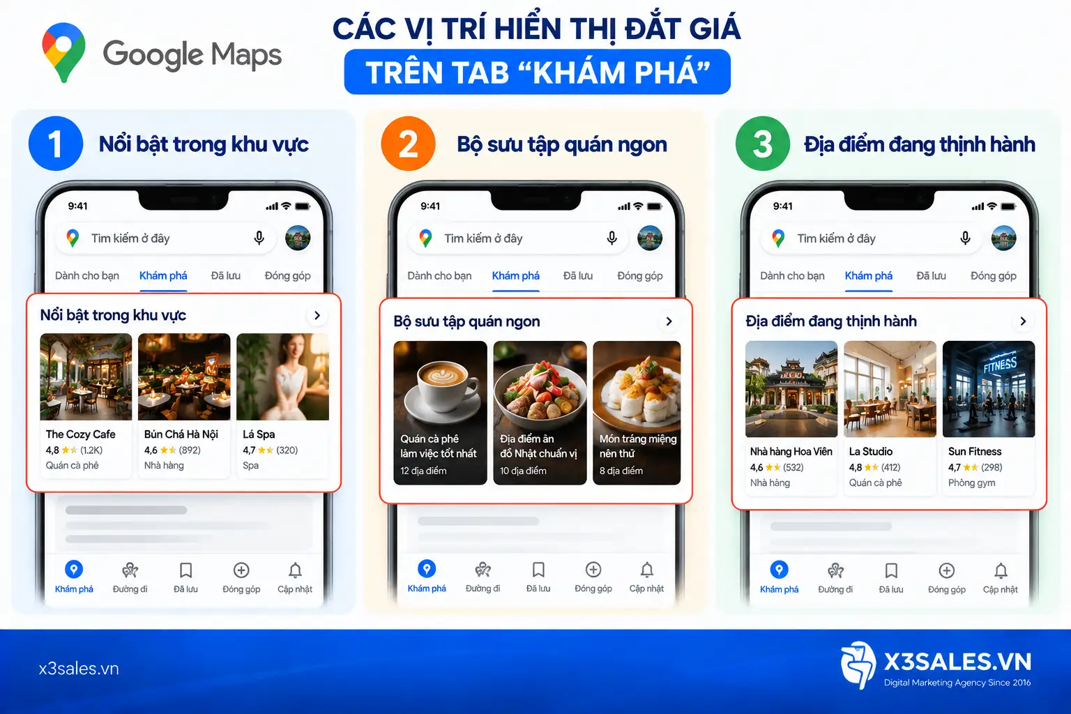 Cách tăng khả năng xuất hiện trên tab thịnh hành Google Maps